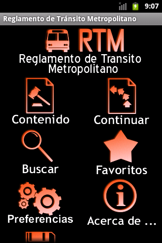 Reglamento de Tránsito Metropo