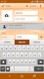 Polygons Orange Xperien Theme poster 8