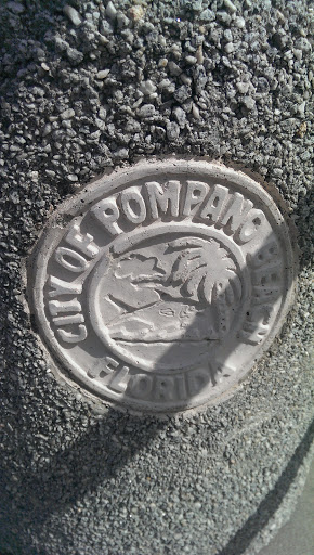 City Of Pompano Beach Stone Plaque