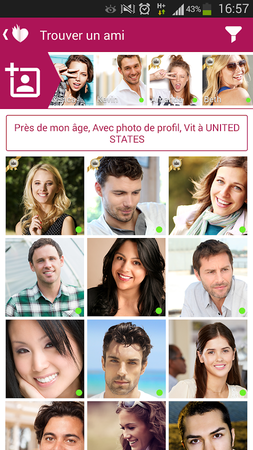 Chat pour rencontres amicales Applications Android sur Google Play