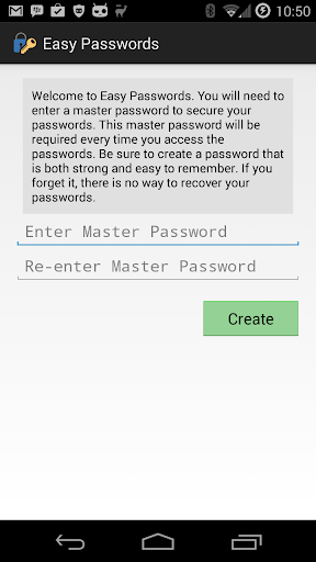 Easy Passwords