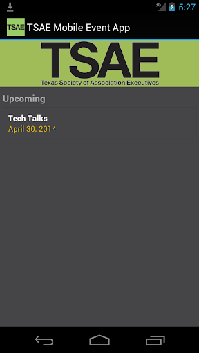 TSAE Mobile Event App