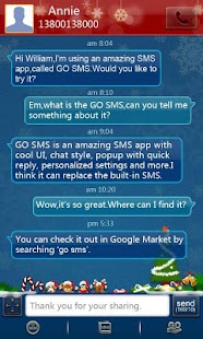 Free Download GO SMS Pro Merry Christmas The APK for Android