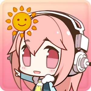 ニトロプラス デスクトップマスコット すーぱーそに子 logo