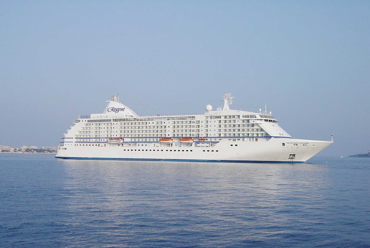 Regant's luxury liner, Seven Seas Voyager begins her journey. With 447 international crew members attending to no more than 700 guests, you'll receive personal service throughout.