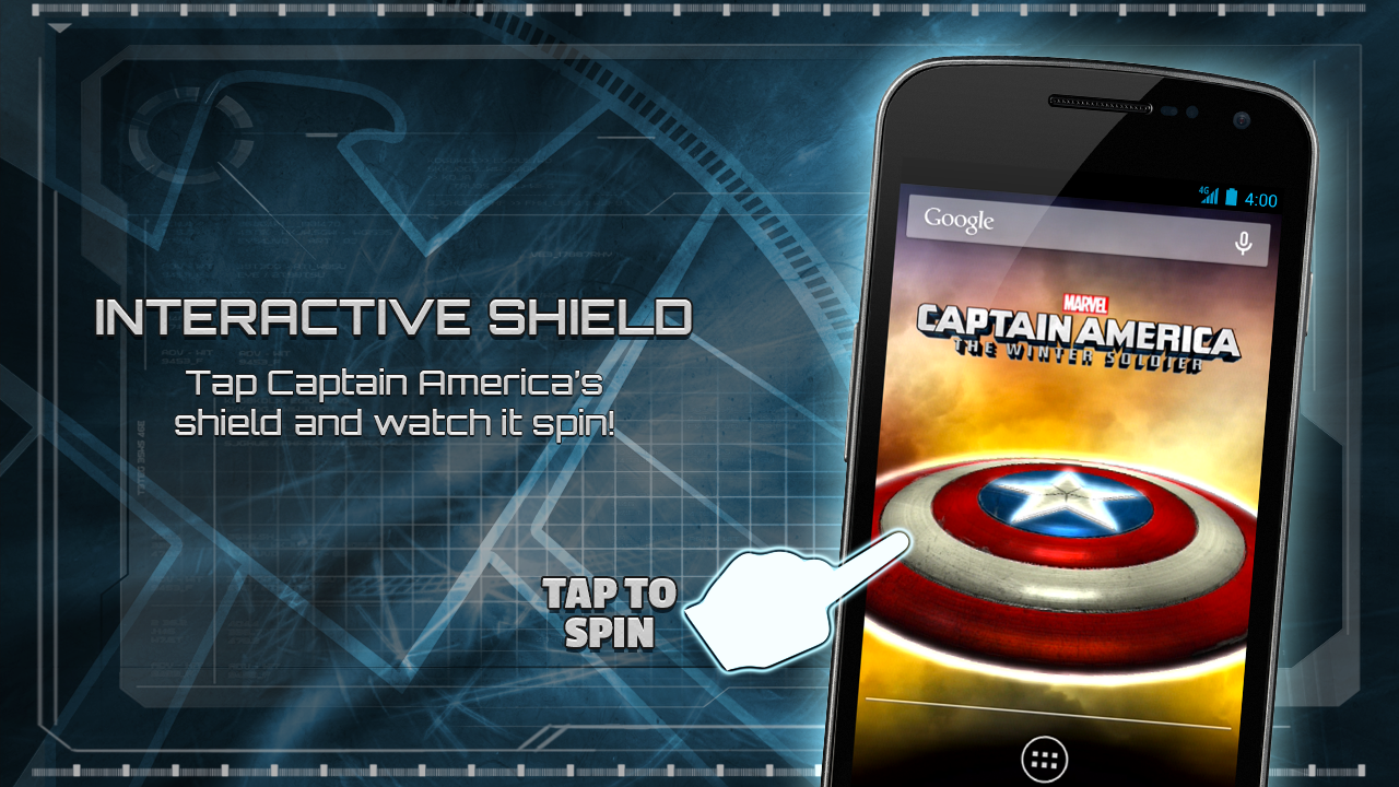 Captain America: TWS Live WP - screenshot