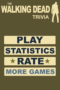 Android application Trivia for The Walking Dead screenshot