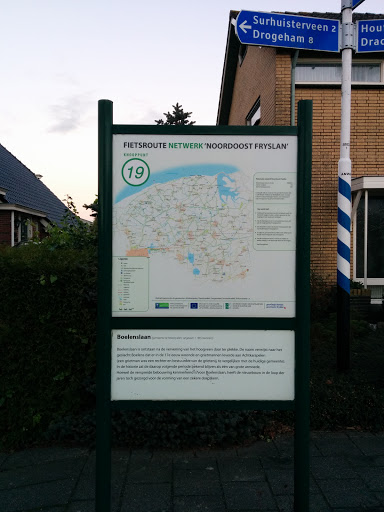 Fietsroute 'Midden Fryslân' Knooppunt 19