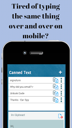 Canned Text: Canned Responses poster 9