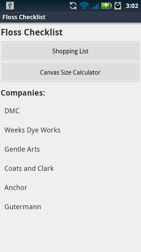 Android application Floss Checklist screenshort