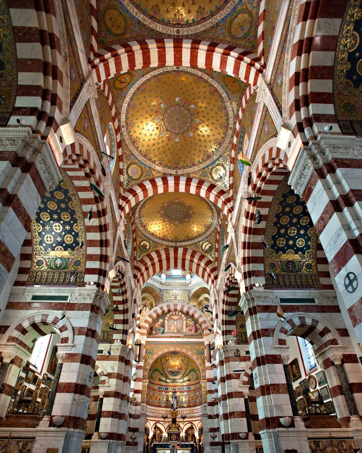 Marseille-France-Notre-Dame - Cruise the Mediterranean and discover the beautiful Notre-Dame de la Garde, a Catholic basilica in Marseille, France.