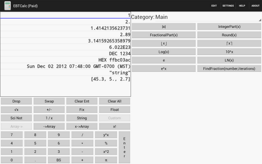 EBTCalc RPN Calculator Paid