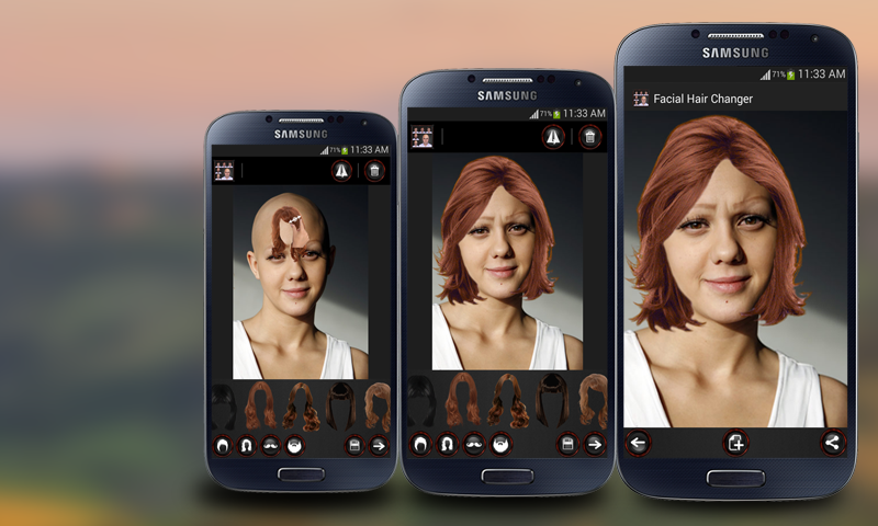    Face Hair Changer Men-Women- screenshot  