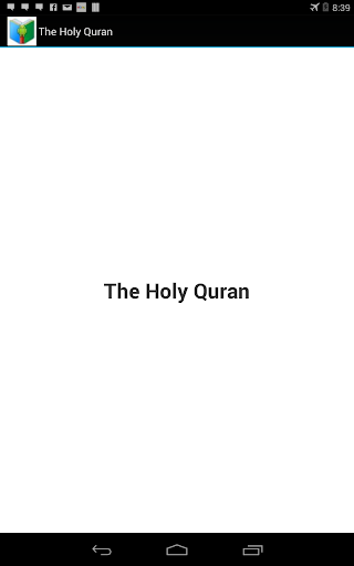 Holy Qur'an