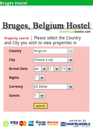Bruges Belgium Hostel Booking