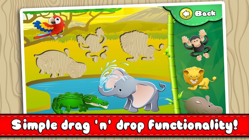 Animal Puzzle - Drag n Drop Screen 1