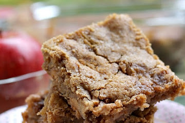 Apple Peanut Butter Blondies