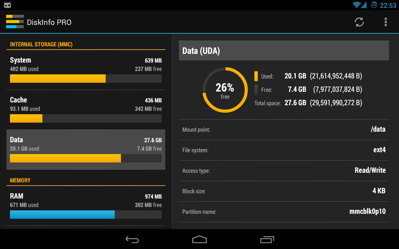 DiskInfo PRO - screenshot
