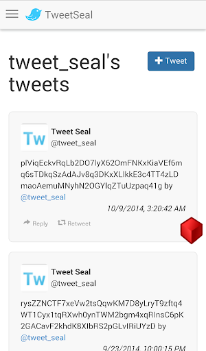 TweetSeal for twitter