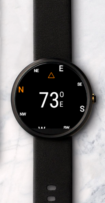 android wear compass