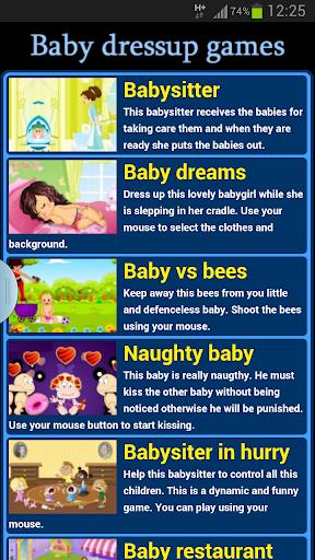 Baby Dressup Games Free