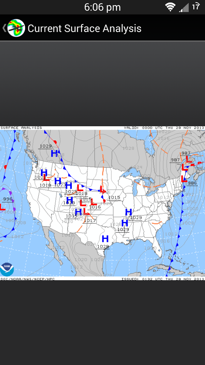 Aviation Weather Graphics Screen 3