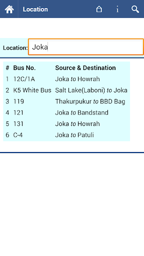 【免費交通運輸App】Kolkata Bus Info-APP點子