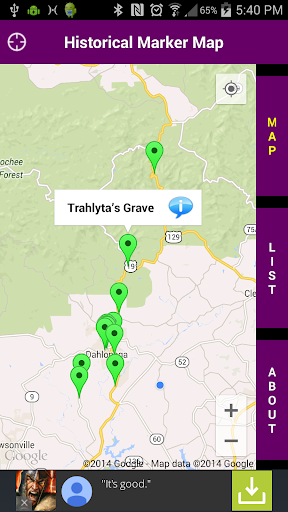 Lumpkin Co. Historical Markers