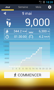  Podomètre – Vignette de la capture d'écran  