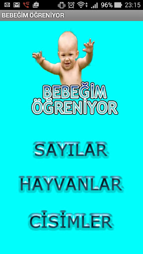 Bebeğim Öğreniyor