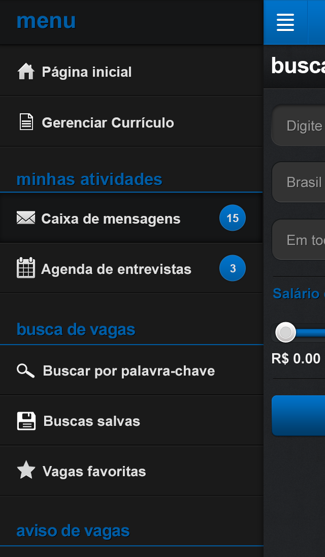 Vagas de Emprego - Catho Screen 3