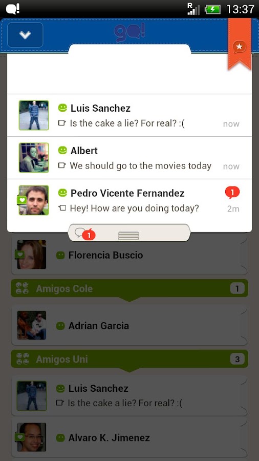 Go!Chat for Facebook Android