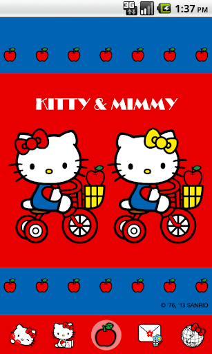 Hello Kitty AppleBicycle Theme