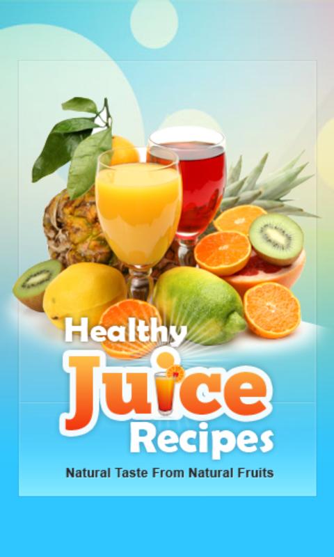 Android application Healthy Juice Recipes screenshort