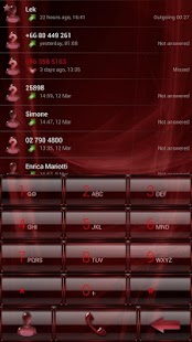 How to get Dialer Glass Metal Frame Red 1.0 apk for bluestacks