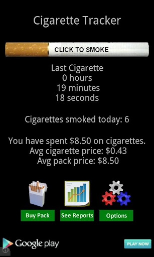 Cigarette Tracker