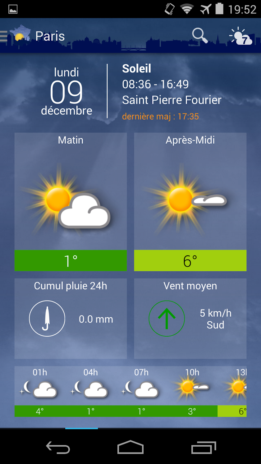 Météo Villes Screen 2
