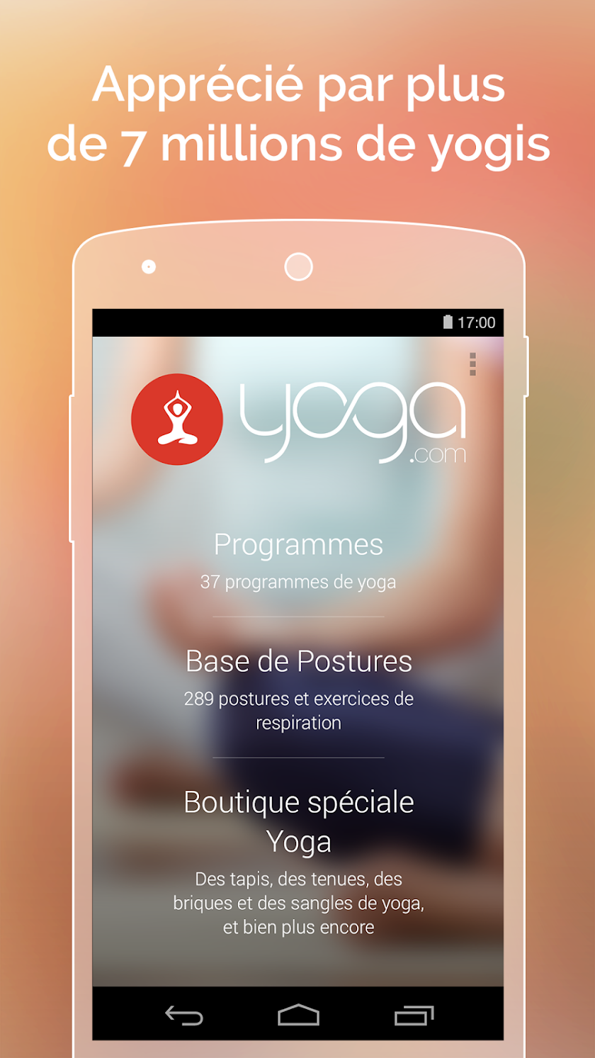 Yoga.com Screen 1