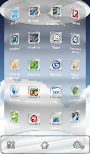 Next Launcher Theme Crystal 3D - screenshot thumbnail