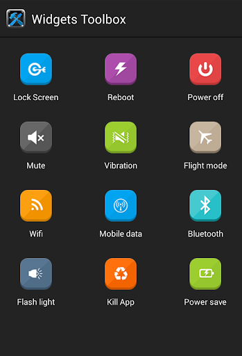 Widgets Toolbox