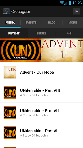 Crossgate Church App