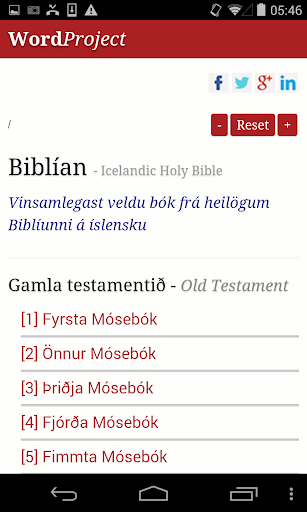Icelandic Bible