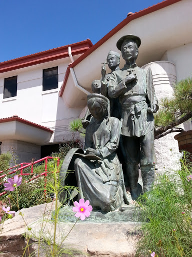 Bronze Statue At Vietnamese Parish Center