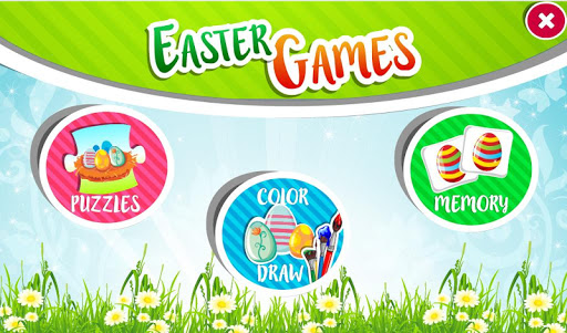 Easter Games. Kids Playground