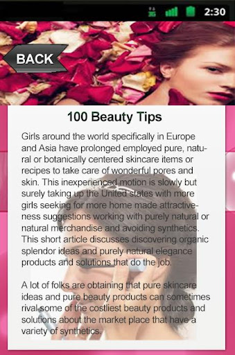 【免費生活App】100 Beauty Tips-APP點子