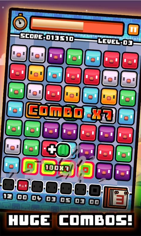 Android application Piyo Blocks 2 screenshort