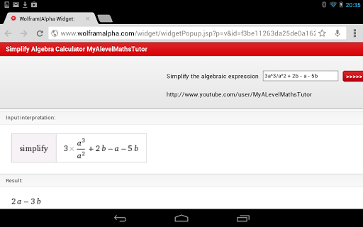 Simplify Algebra Calculator