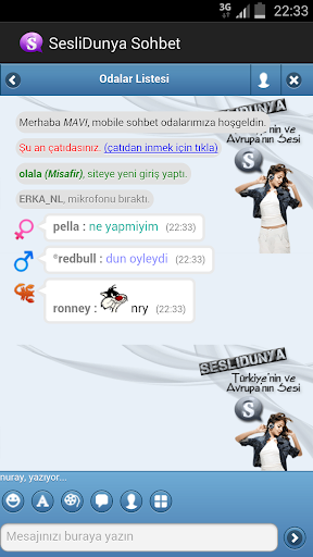 Seslidunya Mobile Chat