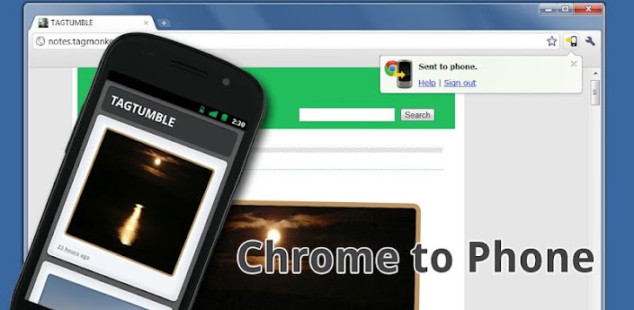 Google Chrome to Phone