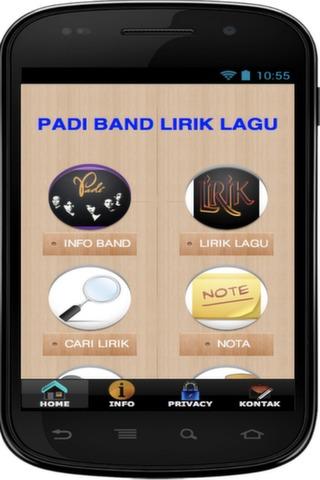 PADI BAND LIRIK LAGU